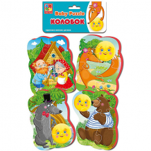 Купить мягкие пазлы vladi toys "baby puzzle" сказки колобок ( id 8864952 )