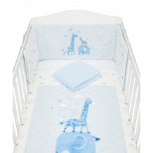 Купить набор для детской кроватки "сафари", голубой mothercare 4076276
