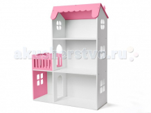 Купить столики детям кукольный домик трехэтажный с балконом 