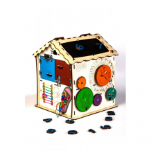 Купить деревянная игрушка mylandtoys домик без электрики №30 дом-3