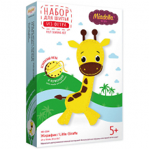 Купить набор для изготовления игрушки miadolla жирафик 21х13 см ( id 14938737 )