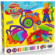 Купить набор для творчества danko toys master do "тесто для лепки "пазлы" ( id 16617487 )