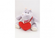 Купить мягкая игрушка unaky soft toy бегемот кромби с красным сердцем 22 см 0217922-44k