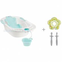 Купить happy baby ванночка bath comfort с кругом aquafun pineapple и зубными щетками tooth brushes 