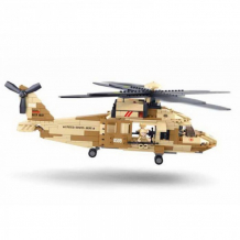 Купить конструктор sluban вертолёт (439 деталей) m38-b0509