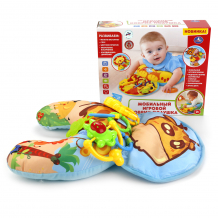 Купить коврик-подушка для новорожденных умка "жирафик" умка 997007857