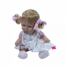 Купить berjuan s.l. кукла baby smile в розовом платье 30 см 490br