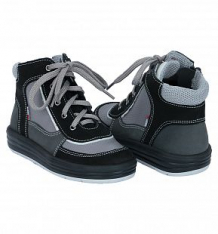 Купить ботинки лель, цвет: серый/черный ( id 10407515 )