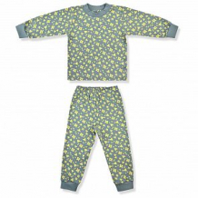 Купить пижама джемпер/брюки leo разноцветье. ракеты, цвет: серый/желтый ( id 12614722 )