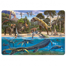 Купить карта-пазл "динозавры", 260 деталей ( id 5518177 )