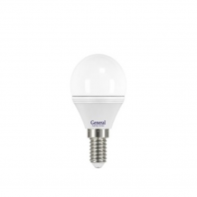 Купить светильник general лампа led 7w e14 4500 шар матовый 10 шт. 44104