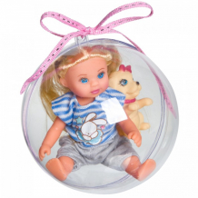 Купить bondibon набор игровой куколка oly 13 см с собачкой в прозрачном шаре вв3883 вв3883