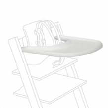 Купить столик-поднос stokke tray для стульчика tripp trapp, белый stokke 996814685