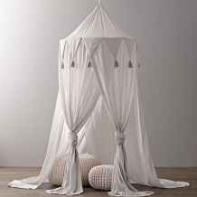Купить балдахин для кроватки joki home шатер из полиэстера с кисточками bak55500
