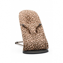 Купить кресло-шезлонг babybjorn bliss cotton, леопард, бежевый babybjorn 997284616