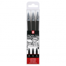 Купить sakura набор капиллярных ручек pigma pen (2 шт. 0.3 мм, 0.7 мм) 3 шт. 