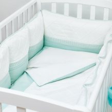 Купить комплект в кроватку colibri&lilly mint pillow (4 предмета) 