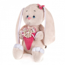 Купить мягкая игрушка romantic plush club luxury романтичный зайчик с розовым сердечком 25 см mt-gu092018-9-25