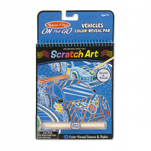 Цветная книга Melissa & Doug Scratch Art Транспорт ( ID 14987260 )