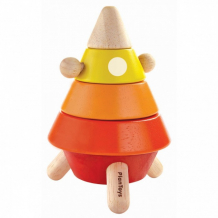 Купить деревянная игрушка plan toys пирамидка ракета 5708