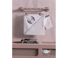 Kidboo Комплект полотенце-уголок + варежка Lets Race 
