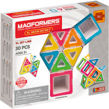 Купить магнитный конструктор magformers xl neon 30 set ( id 12857647 )