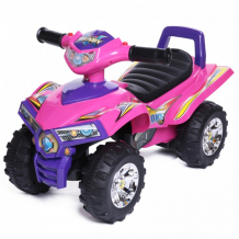 Купить каталка baby care super atv кожаное сиденье 551