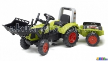 Купить falk трактор-экскаватор педальный с прицепом 191 см fal 1040am