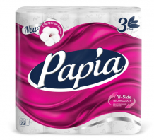 Купить papia туалетная бумага белая 3 слоя 32 шт. 5058532