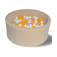 Купить сухой бассейн hotenok "ванильные лучики" 40 см, 200 шариков ( id 9633806 )