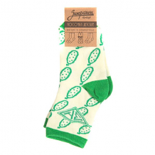 Купить носки средние детские запорожец огурцы белый/зеленый белый,зеленый ( id 1158318 )