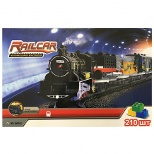Купить железная дорога -конструктор с локомотивом taigen, 210 деталей ( id 8267132 )