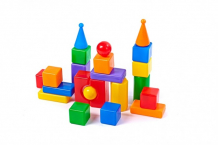 Купить развивающая игрушка свсд строительный набор стена-2 22 элемента 5245/сд