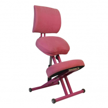 Купить олимп коленный стул повышенной мягкости со спинкой и газлифтом ск2-2 гл (розовый корпус) ск2-2 гл