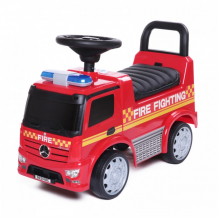 Купить каталка baby care mercedes-benz antos fire department кожаное сиденье 657-f