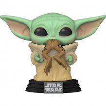 Фигурка Funko POP! Bobble: Star Wars: Mandalorian: Малыш Йода с лягушкой, 49932 ( ID 16095522 )