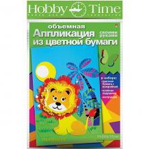 Купить объемная аппликация hobby time "львенок" из цветной бумаги ( id 12466706 )