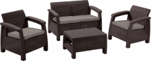 Купить keter комплект мебели corfu set 17197361