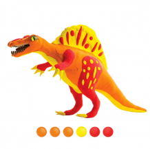 Купить развивающая игрушка robotime конструктор + лепка спинозавр fy02