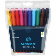 Купить schneider набор капиллярных ручек topliner 967 10 цветов 196790