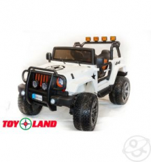 Купить электромобиль toyland jeep big whe 1688, цвет: белый ( id 10299182 )