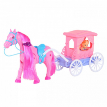 Купить amore bello карета с куклой, лошадка ходит jb0207210 jb0207210