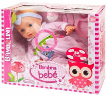 Купить dimian кукла-пупс bambina bebe с аксессуарами 42 см bd1374ru-m33