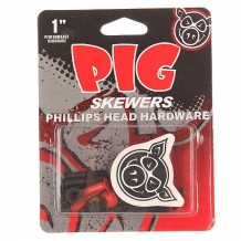 Купить винты для скейтборда pig skewers red phillips 1 черный,красный ( id 1155820 )