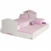 Купить подростковая кровать abc-king фея с рисунком без страз без ящика 190x90 см f-1002-190