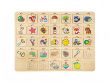 Купить деревянная игрушка десятое королевство игра развивающая азбука 2 00745дк