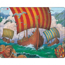 Купить пазл larsen "корабли викингов" ( id 11077627 )