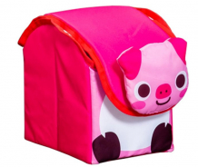 Купить hotenok ящик для хранения вещей и игрушек гламурный поросёнок bxh4_pink