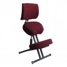 Купить олимп коленный стул повышенной мягкости со спинкой и газлифтом ск2-2 гл (чёрный корпус) ск2-2 гл