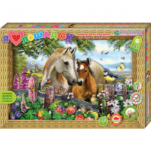 Купить набор для изготовления картины "я люблю лошадок" ( id 5541632 )
